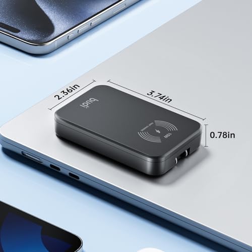 BUDI PD3.0 65 W Ga N USB-C Foldable Travel Charger – Ultra-Thin Wall Adapter for Mac Book, Microsoft Surface Go, i Phone, i Pad – Fast Charging with Safety Features for On-the-Go Power Solutions
