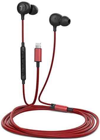 Thore Lightning Earbuds for i Phone – MFi Certified Wired In-Ear Headphones with Mic – High-Fidelity Sound for i Phone 7/8 Plus, X, XR, 11, SE, 12, 13, 14 Pro Max – Ultra-Portable White Design for Music & Calls – Premium Audio Experience