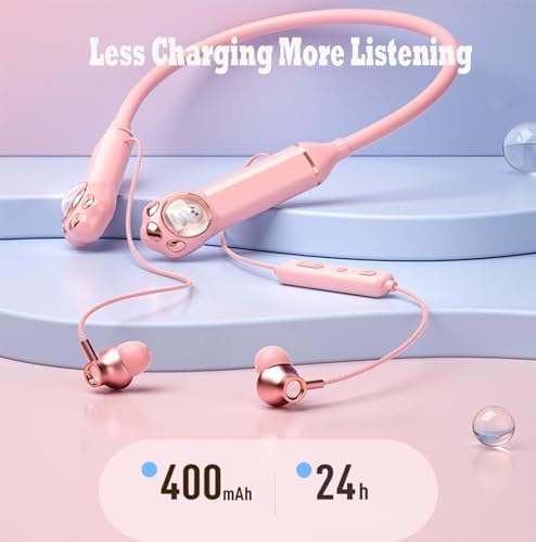 Kids’ Comfort-Focused Wireless Bluetooth Neckband Earbuds – Lightweight Design, Superior Sound Quality, and 10-Hour Battery Life for Active Lifestyles – Ideal for Hands-Free Calling and Everyday Adventures