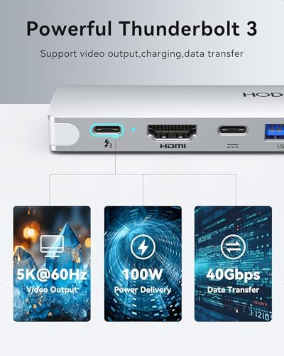 Unlock Your Mac Book’s Full Potential with the Premium 8-in-2 USB C Hub HDMI Adapter – Ultimate Thunderbolt 3 & 10 G USB Data Ports, Stunning 4 K Output, and Sleek Compact Design for 2018-2025 Mac Book Pro & Air Models – Effortless Connectivity, Fast Transfers, and Seamless Streaming for Professionals on the Go!