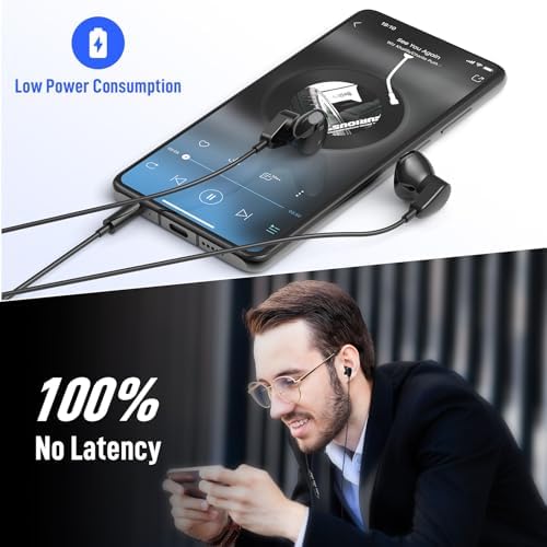 High-Fidelity USB C Headphones for Samsung Galaxy S25 S24 S23 S22 Ultra, i Phone 15 & 16 Pro Max – Premium Wired Type C Earbuds with Built-In Microphone and Volume Control for Crystal-Clear Calls and Immersive Sound Quality – Ideal for Galaxy Z Flip 3, One Plus, and Daily Use