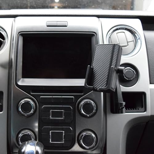 Phone Holder for Ford F-150 2009-2014, Lincoln Mark LT 2010-1014 – Custom Fit in Dash Pocket Phone Mount – Enhanced Compatibility and Speed