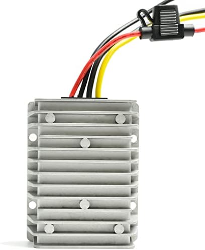 High-Efficiency Waterproof DC 24 V to 12 V Voltage Buck Converter – 20 A, 240 W Transformer for Automotive and Industrial Applications – Reliable Power Module with Enhanced Safety Features and Versatile Compatibility for Golf Carts and Forklifts