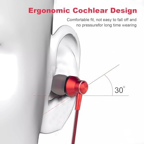 Elevate Your Audio Experience with Xuan Gui High-Fidelity Wired Earbuds – Ultra-Light In-Ear Headphones Featuring Microphone for Seamless Calls, Tangle-Free Design, and Universal 3.5 mm Compatibility – Ideal for Music Lovers and On-the-Go Professionals