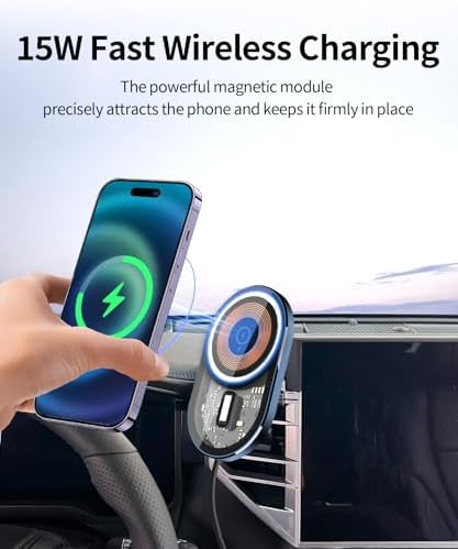 Transform Your Toyota Tundra (2014-2021) with a Premium 360° Rotating Wireless Charging Phone Holder – Effortless Navigation & Rapid Power-Up for Enhanced Road Safety and Comfort, Essential Auto Accessory for Tech-Savvy Drivers