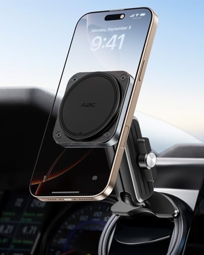 APPS2 Premium Magnetic Car Mount for Toyota Tacoma (2016-2023) – High-Strength 25 N Air Vent Phone Holder with Metal Ball Socket Arm, Mag Safe Compatibility for i Phone 12-16 Series – Ultimate Convenience for Navigation and Secure Device Stability