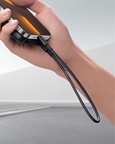 Anker Premium Nylon Braided USB C to Lightning Cable – 6 FT Durable MFi Certified Charger for i Phone 14 and More – Fast Charging & High-Speed Data Transfer Cable for Ultimate Connectivity