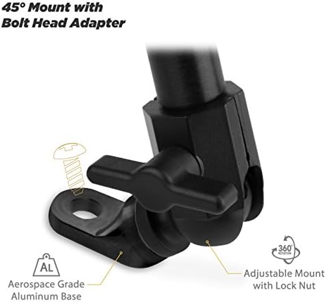 SCOSCHE PSM11007 Terra Clamp Magic Mount Pro – Versatile Magnetic Phone Holder for Cars and Powersports, Effortless 360-Degree Rotation, Universal Compatibility, and Quick Installation for Enhanced Navigation Experience