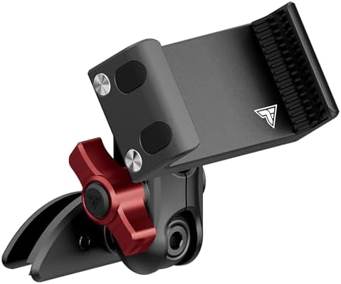 Elevate Your Driving Experience with the Tackform Link Vent Phone Mount for 2018-2023 Jeep JL, Gladiator & 4 XE | Premium CNC Billet Aluminum Design | Zero Slip Grip for Maximum Stability | Anti-Scratch Universal Holder for i Phone, Galaxy & More | Effortless Installation & Sleek Black Finish