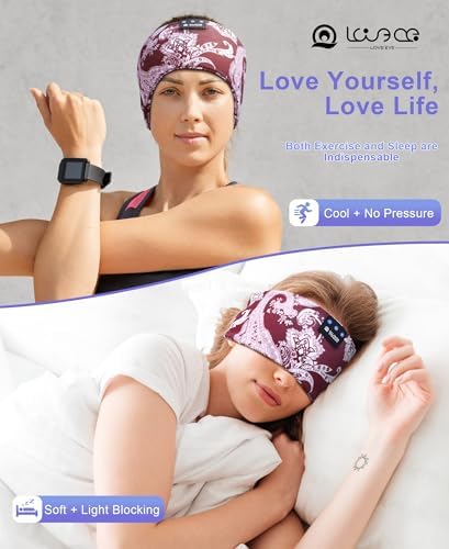 Ultimate Bluetooth 5.4 Sleep Headband Headphones – Designed for Side Sleepers, Unmatched Comfort for Active Lifestyles, Superior Sound Quality, Ergonomic Fit for Enhanced Relaxation, Ideal Tech Gift for Music and Podcast Enthusiasts