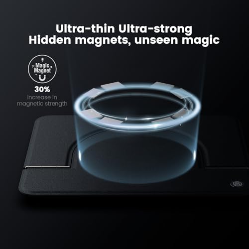 Nillkin Magnetic Tablet Stand for 9.7-11 inch Devices, Ultra-Slim Adjustable Holder for i Pad Air/Pro, Kindle, Fire Max & Samsung Tablets, Hands-Free Use for Home & Office – Lightweight, Durable, and Versatile Design for Enhanced Viewing Comfort