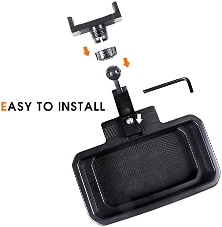 Revolutionize Your Ford Bronco Experience with the 360° Adjustable Dash Phone Mount Holder – Precision-Engineered Aluminum Smartphone Bracket for 2021-2025 Models, Perfect for 2-Door and 4-Door Interiors, Effortless Installation, Stylish Black Design for Maximum Durability and Functionality