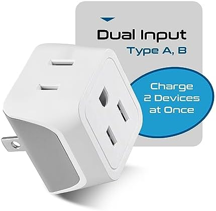 Ultimate Universal Travel Adapter: 35 W Fast Charging Power Converter with PD & QC 3.0, Dual USB-C & Triple USB Ports for Seamless Global Connectivity – Compatible with Type A, C, G, I Outlets for Effortless Charging Across EU, US, UK & Beyond – Perfect Travel Companion for Modern Explorers