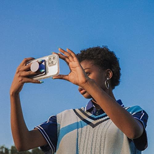 Revolutionary Mag Safe-Compatible Pop Sockets Phone Wallet with Expanding Grip – Rainbow Glass Design for Effortless Wireless Charging & Card Storage, Perfect for Busy Lifestyles
