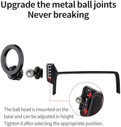 Maser Weller Premium Car Phone Holder for Honda HR-V & CR-V (2023-2025) – 360° Rotatable Mag Safe-Compatible Mount for 7/9-Inch Screens – Tool-Free Installation with Secure Fixed Clip Design for Ultimate Convenience and Safety