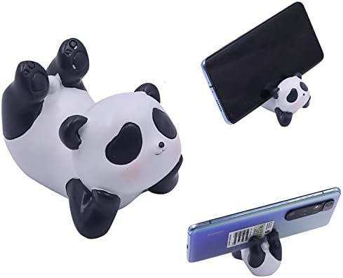 Desk Cell Phone Holder Stand Cute Animals Resin Smartphone Holder Bracket for Office Free You Hands Home Ornament – Enhanced Compatibility and Speed