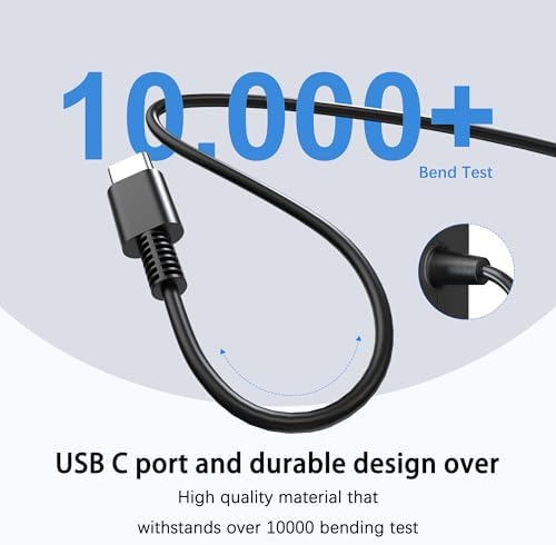 Ultra-Fast 65 W USB-C Power Adapter for Versatile Laptop & Smartphone Charging – Optimized for ASUS Zenbook, Mac Book Pro, Dell Latitude, Lenovo, HP Spectre, and More – Compact, Durable Design with Intelligent Safety Features for Secure Use – Perfect for Professionals on the Go with Tangle-Free Cord and Lightweight Portability – High-Performance Charging with Multi-Protection Systems for Peace of Mind – Ideal for Home, Office, and Travel – Experience Reliable Power Supply for All Your USB-C Devices – Premium Quality Assurance and Dedicated Customer Support for Ultimate Satisfaction