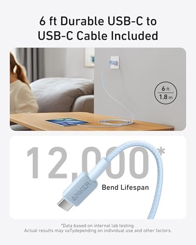 Anker Nano 30 W USB-C Charger Block – Ultra-Compact Fast Charger for i Phone 16/15, Galaxy Devices, & i Pads – Travel-Friendly Design with Power IQ 3.0 for Rapid, Efficient Charging & Enhanced Device Life – Perfect for Mag Safe Accessories and On-the-Go Power Needs