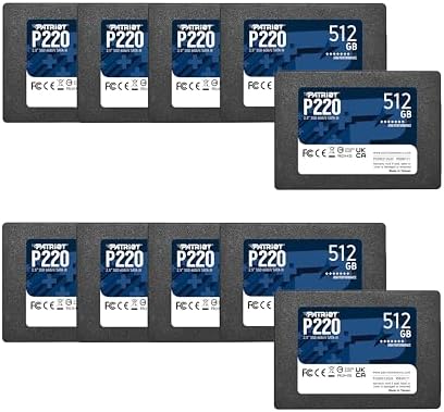 Patriot Memory P220 128 GB SATA III 2.5″ Internal SSD – Blazing Fast Solid State Drive for Enhanced Performance & Reliability – Upgrade Your Storage Today!