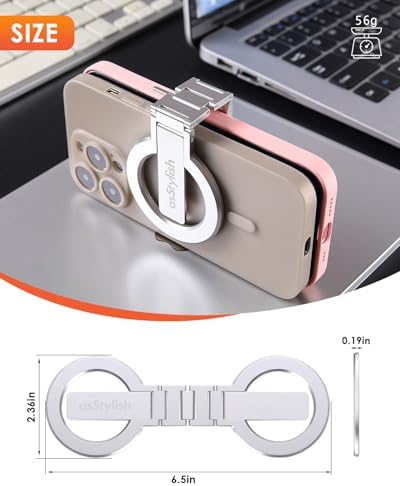 Twins Carry: Magnetic Dual-Phone Holder for iPhone & Android | Lightweight Solution for Professionals, Travelers & Gamers | Manage 2 Mobile Phones for Work, Personal Use (Black, General) – Enhanced Compatibility and Speed