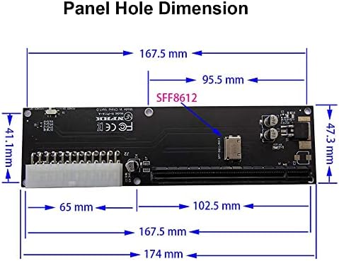 Maximize SSD Performance with NFHK M.2 to Oculink Adapter – Dual 2-to-2 PCIe NVME/AHCI Connector for Enhanced Speed | Supports 2230/2242/2280/22110 mm Drives | Ideal for High-Performance Gaming & Content Creation | Plug-and-Play Installation for Seamless Upgrades | Durable, Compact Design for Reliable Connections