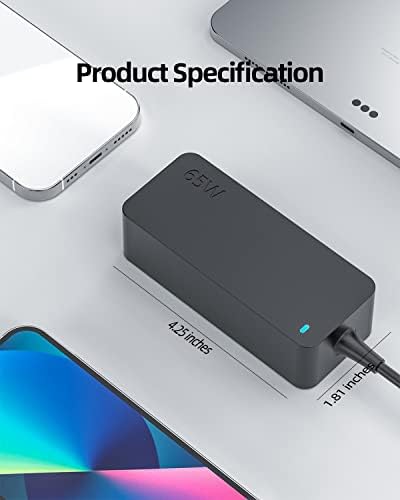 Ultra-Fast USB-C Charger for Lenovo Think Pad X1 Series – 65 W & 45 W Power Delivery, Compatible with All Generations from 1 to 11, Ensured Safety & Reliable Performance for Yoga & Nano Models – 30-Day Hassle-Free Returns, 12-Month Warranty Included