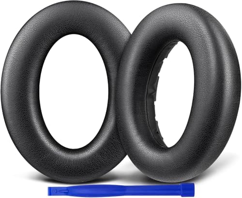 Upgrade Your Sennheiser Accentum & Accentum Plus with SOULWIT Premium Earpads – Luxurious Soft Protein Leather & High-Density Foam for Unmatched Comfort and Superior Noise Isolation – Sleek Black Replacement Ear Cushions for Wireless Headphones – Effortless Installation for Enhanced Sound Quality