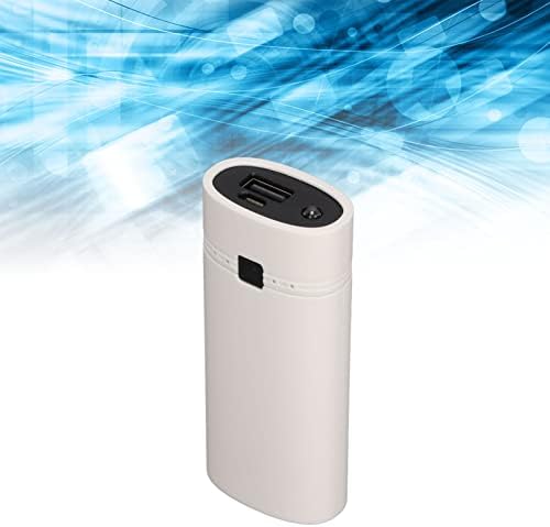 Portable Dual 18650 Battery Power Bank Shell – Universal DIY USB Charger for Smartphones & Tablets in Stylish Blue – Fast Charging Solution for On-the-Go Power Needs – Customizable Emergency Charger for Ultimate Convenience and Compatibility