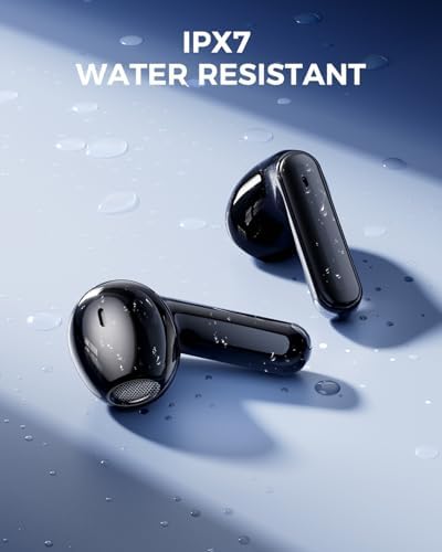 Revolutionary Bluetooth 5.4 Wireless Earbuds – Immersive Surround Sound with 48-Hour Playtime, IPX7 Waterproof for Ultimate Sports Performance, Tap-Control for Effortless Use, LED Display Charging Case – Perfectly Compatible with i Phone & Android Devices