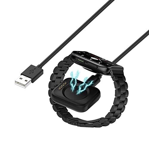 Premium 3.3 ft USB Charging Dock for One Plus Watch 3, 2 & 2 R – Stylish Magnetic Charger with Enhanced Compatibility for Effortless Powering of Smartwatches on the Go