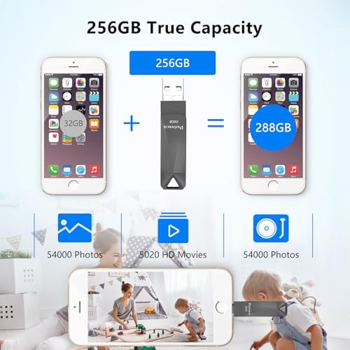 Revolutionize Your Data Storage with the 512 GB MFi Certified USB Flash Drive for i Phone – Stylish Photo Stick for Seamless Backup and High-Speed Transfers, Perfect for i Pad, i Phone, and Computer Users on the Go!