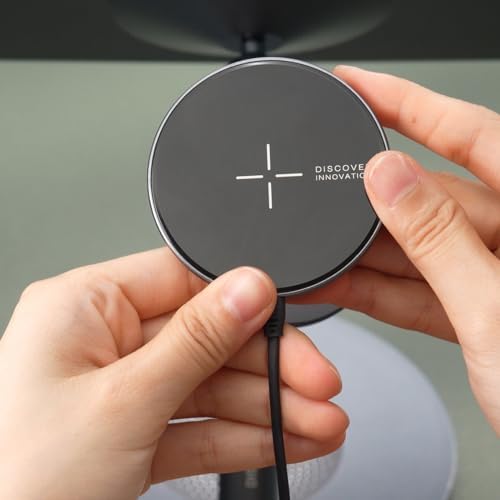 Nillkin Magnetic Wireless Charger for i Phone and Samsung Devices – Rapid 15 W Charging Station with Magnetic Alignment for Mag Safe and Z Fold 5 – Compact, Safe, and Stylish Power Solution for Modern Tech Users