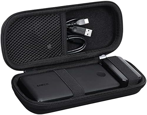 Khanka Premium Hard Travel Case for Anker Power Core Slim 10 K Portable Charger – Ultimate Protection & Organization for 10000 m Ah Battery Pack – Shockproof, Lightweight Design with Zipper Closure and Mesh Pocket for Accessories Storage