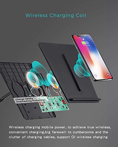 TAPTES Dual Wireless Charger for Tesla Model 3 (2017-2020) – Premium Phone Charging Pad with Sleek Black Finish, Effortless Smartphone Compatibility, Perfect Fit for Enhanced Interior Aesthetics, Quick Power for i Phone & Android Devices