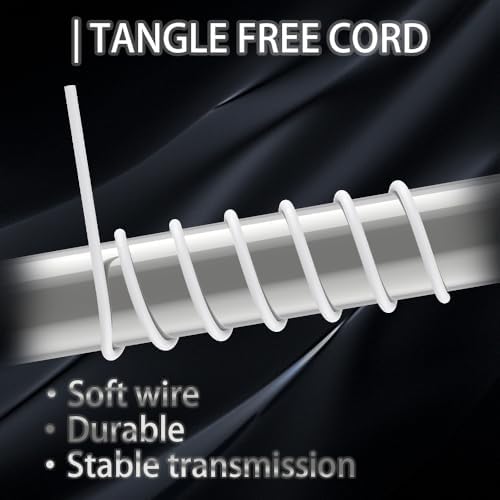 ZGONC Premium Wired Earbuds for i Phone – High-Fidelity Audio with Built-in Microphone & Volume Control – Effortless i OS Compatibility for Models 14/13/12/11/XR/XS/X/8/7/SE/Pro/Pro Max – Ergonomic Design for Ultimate Comfort in Music & Calls