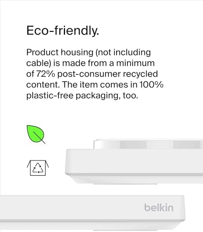 Belkin 15 W Mag Safe-Compatible 2-in-1 Wireless Charging Station – Fast Dual Device Charger for i Phone 16, 15, 14, 13 Series & Air Pods – Sleek Sand Design for Effortless Portability and Seamless Power Solutions