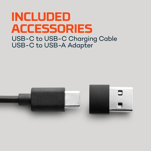 NEBO 5 K Ultra-Compact Power Bank – 5000 m Ah High-Capacity Dual USB Charger for i Phone & Android – TSA Compliant Travel Essential with LED Indicator & Impact-Resistant Design for Maximum Durability – Fast Charging Solutions for On-the-Go Lifestyle