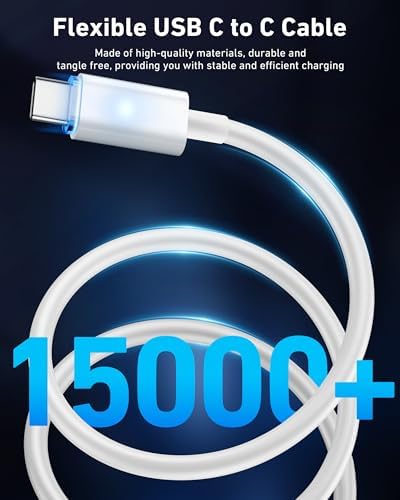 4-Port USB C Car Charger with 90 W Super Fast Charging for i Phone 16/16 Pro Max & Android Devices – Dual USB-C & USB-A Adapter with 3 FT Cable for Seamless On-the-Go Power Supply – Ideal for Road Trips and Family Use