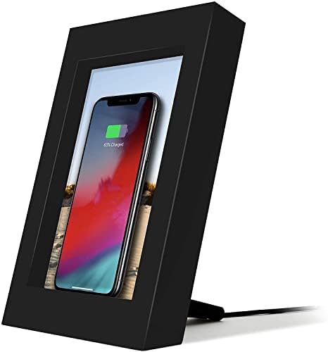 Twelve South Power Pic: Chic Picture Frame Stand & 10 W Qi Wireless Charger for i Phone & Smartphones – Fast, Stylish Charging Solution for Home & Office Decor