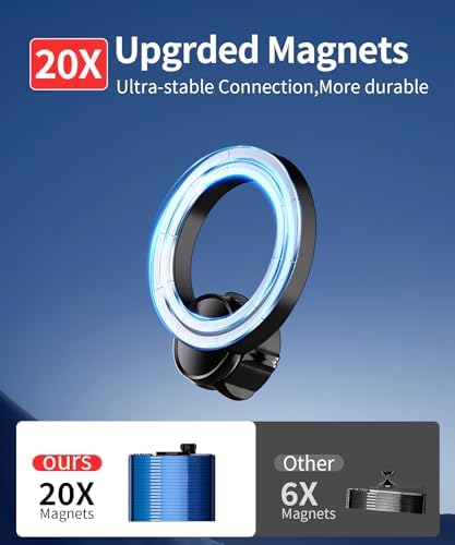 Innovative 360° Rotating Phone Holder for Infiniti QX50 (2019-2025) & QX55 (2022-2025) – Mag Safe Compatible Mount for Optimal Airflow and Effortless Navigation – Durable, Tool-Free Installation Cradle for Enhanced Safety and Stylish Integration in Your Vehicle