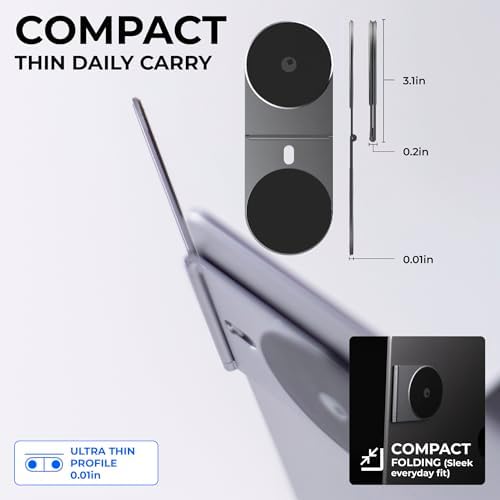 Versatile Rolling Square Edge Pro Tablet Kit – Magnetic Phone Holder & Adjustable Productivity Stand for Tablets and Smartphones, Mag Safe Compatible – Elevate Your Smartworking Experience with Enhanced Durability and Portability in Sleek Black