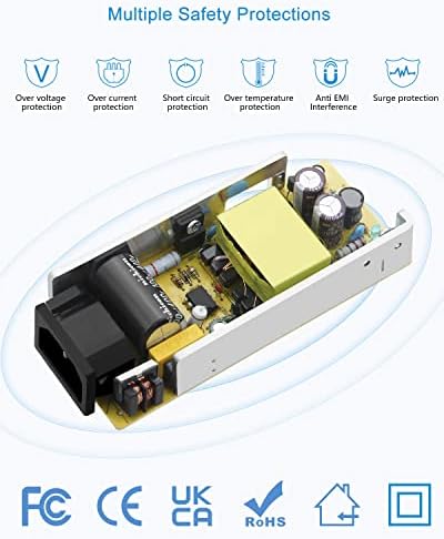 High-Performance 24 V 3 A AC to DC Power Supply Adapter – Reliable Transformer for LED Strip Lighting & CCTV Systems – Universal Input 100 V-240 V with 5.5 x 2.1 mm DC Connector for Optimal Device Compatibility and Stability