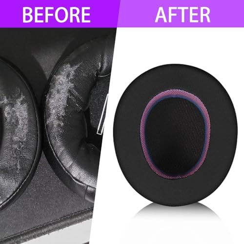 Upgrade Your Audio Experience with Premium Sheepskin Replacement Earpads for Steel Series Arctis Nova Pro (Wired) – Unmatched Comfort and Superior Sound Isolation for Gamers and Audiophiles – Effortless Installation with Enhanced Longevity