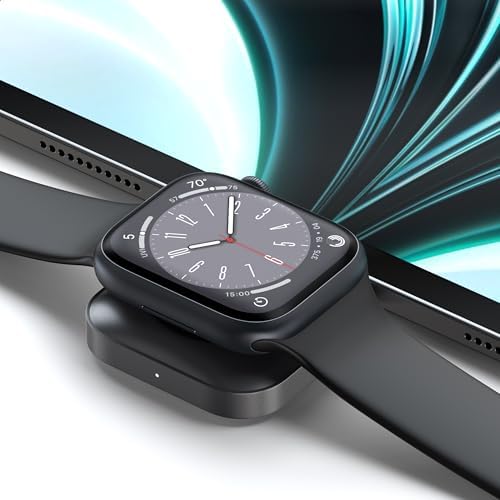 Satechi USB C Apple Watch Charger – MFi-Certified Portable Charging Solution for Ultra & Series 9/8/7/6/SE/5/4/3/2/1 – Fast, Compact, Reliable Power for On-the-Go Professionals – Essential Accessory for Effortless Charging