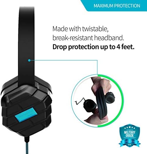 Gumdrop Drop Tech B1 On-Ear Headphones: Unmatched Durability for K-12 Classrooms – Comfortable Fit, Quick Device Connectivity, and Premium Sound Quality for Enhanced Learning Experience