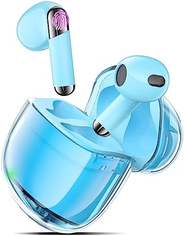 Revolutionize Your Audio Experience with COOYA Bluetooth 5.3 Wireless Earbuds – Hi-Fi Stereo Sound, Dual Mic Clarity & ENC Noise Cancelling, IPX4 Waterproof Design for Ultimate Fitness & Travel Connectivity Across i Phone, Samsung, Google & More