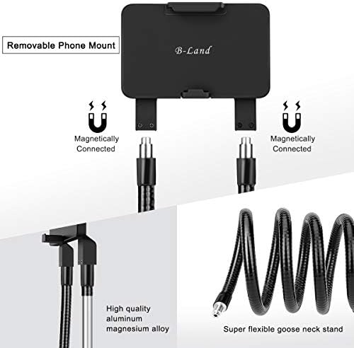 B-Land Cell Phone Holder, Universal Mobile Phone Stand, Lazy Bracket, DIY Flexible Mount Stand with Multiple Function – Enhanced Compatibility and Speed