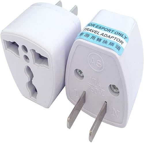 ANRANK 8-Pack Universal Travel Power Adapter Set – Seamlessly Convert UK, EU, and AU Plugs to US Standards for Swift Charging Anywhere You Go