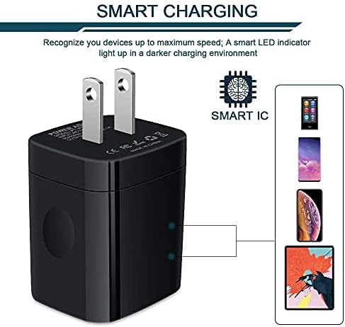 AILKIN 3.1 A Multi-Port USB Charging Cube – High-Speed Wall Charger for i Phone 15/14/13/12 Pro Max & Samsung Devices – Compact Power Adapter with 3 USB Ports for Simultaneous Fast Charging – Ideal for Home & Travel Use