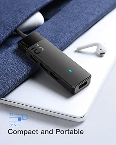 Inateck 10-in-1 USB C Docking Station – Ultimate 4 K 60 Hz HDMI Hub with RJ45 Ethernet and 100 W Power Delivery for Seamless Device Connectivity on Windows, Mac, and Linux – Optimize Your Workspace and Boost Productivity